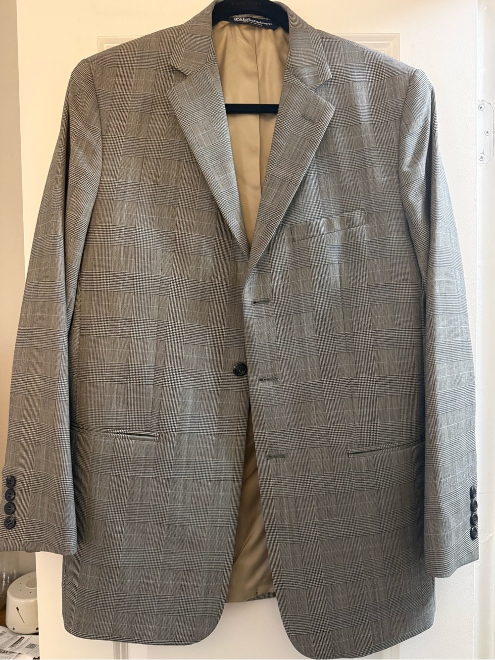 Polo by Ralph Lauren Gray Plaid Boys' Sport Coat